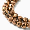 Electroplate Transparent Glass Beads Strands EGLA-A034-T6mm-UA04-3
