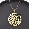 201 Stainless Steel Pendant Necklaces NJEW-S105-JN624-45-2-3