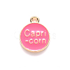Alloy Enamel Pendants X-ENAM-S124-01B-03E-3