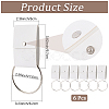 6Pcs PU Leather Towel Hook AJEW-CL0003-35B-2