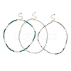 White Jade and Amethyst Necklaces NJEW-JN05340-2