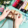 60 Yards Single Face Velvet Ribbon OCOR-WH0071-02-6