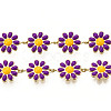 Brass Flower Link Chains CHC-N018-098D-2