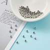 Tarnish Resistant 304 Stainless Steel Hollow Round Seamed Beads STAS-R032-3mm-4