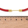 Adjustable Nylon Cord Necklace Making KK-CBACFA2-02G-31-2