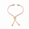 Nylon Twisted Cord Bracelet Making MAK-T003-G-4