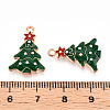 Christmas Theme Alloy Enamel Pendants ENAM-N056-403A-02-3