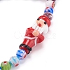 Handmade Lampwork Beaded Mobile Straps for Christmas HJEW-JM00446-05-5