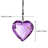 Glass Heart Pendant Decorations PW-WG83072-05-1