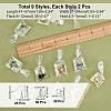 DIY Goldfish Water Bag Dangle Earring Making Kit DIY-CA0003-90-2