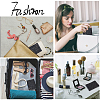 Rhombus Pattern PU Leather Zip Pouches ABAG-WH0040-12B-09-5