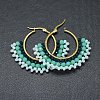 304 Stainless Steel Hoop Earrings X-EJEW-O090-I20-2