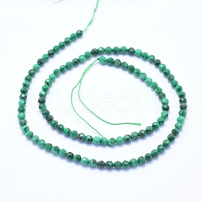 Natural Malachite Beads Strands G-I279-E15-03-1