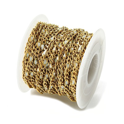 Ion Plating(IP) 304 Stainless Steel Enamel Chains CHS-Q005-06G-02-1