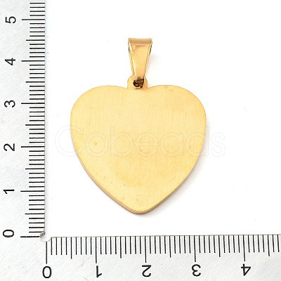 Ion Plating(IP) 304 Stainless Steel Pendants STAS-H182-11C-G-1