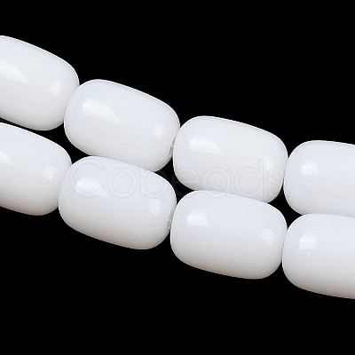 Opaque Glass Beads Strands GLAA-Z015-02-1