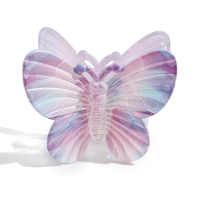 Butterfly Plastic Claw Hair Clips PW-WG650E9-01-1