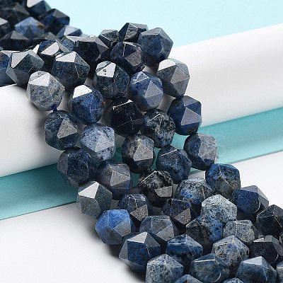 Natural Dumortierite Quartz Beads Strands G-G030-A04-01-1