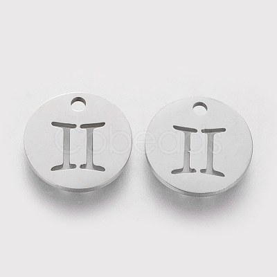 Non-Tarnish 304 Stainless Steel Charms STAS-Q201-T095-3-1