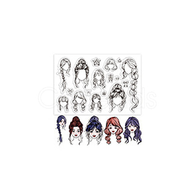 Custom Summer Theme PVC Plastic Clear Stamps DIY-WH0631-0469-1