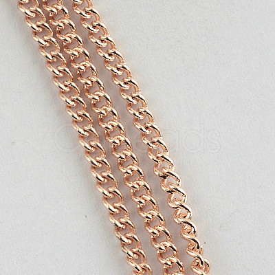 Brass Twisted Chains CHC-S096-RG-1