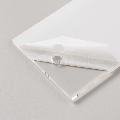 Acrylic Ski Wax Scraper for Ski and Snowboard Tuning AJEW-WH0270-032A-1