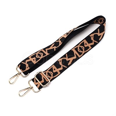 Polyester Word Pattern Bag Straps FIND-WH0001-26B-1