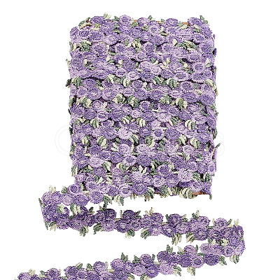 4.6~5Yards Flower Polyester Trim Ribbon OCOR-PH0001-97D-1