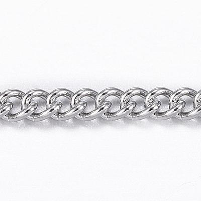 Tarnish Resistant 304 Stainless Steel Twisted Chains CHS-H007-70P-1
