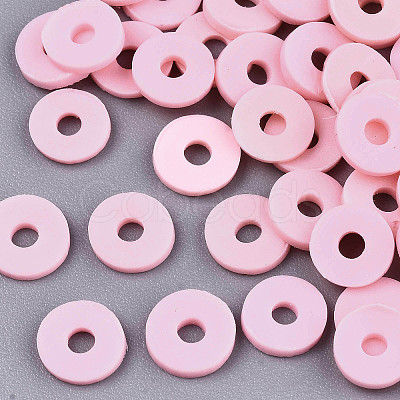 Handmade Polymer Clay Beads X-CLAY-Q251-8.0mm-92-1