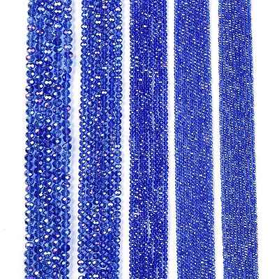 Electroplate Glass Beads Strands LS-EGLA-A044-T6mm-B31-1