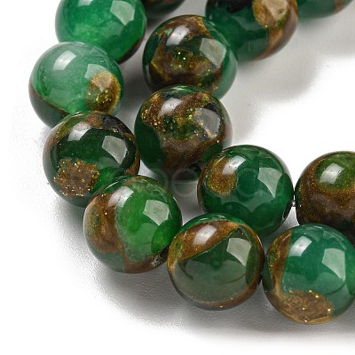 Synthetic Gold Clinquant Stone Beads Strands G-P549-A01-01D-1