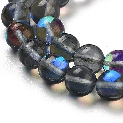 Transparent Glass Beads GLAA-B022-8mm-08-1