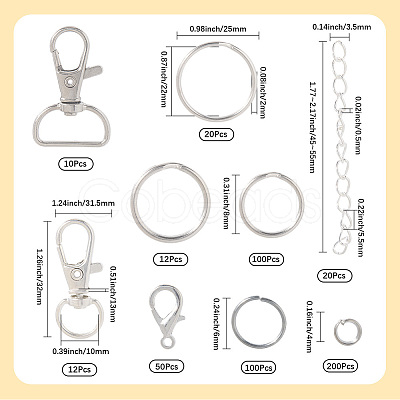 DIY Jewelry Making Findings Kits DIY-SP0004-10P-1
