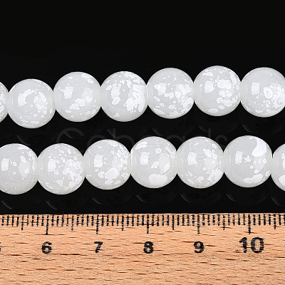 Baking Paint Glass Beads X1-DGLA-N015-10mm-01-1