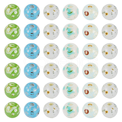 Picasso Baking Paint Glass Seed Beads SEED-TA0001-61A-1