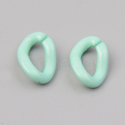 Opaque Acrylic Linking Rings OACR-S038-002G-1