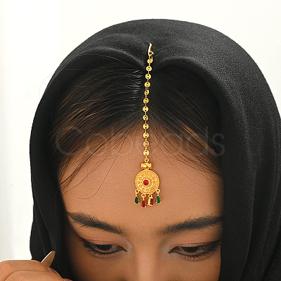 Brass Hair Bobby Pins Indian Forehead Chains XI2552-1