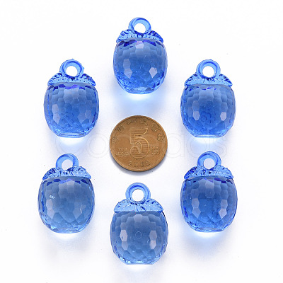 Autumn Theme Transparent Acrylic Pendants TACR-T024-04B-940-1