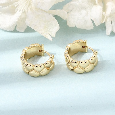 Brass Hoop Earrings for Women KK-CBACA55-13G-1