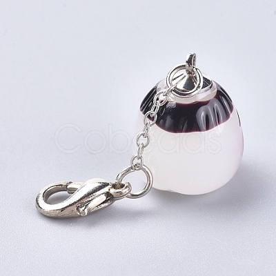 Handmade Lampwork Pendants LAMP-G141-14P-1