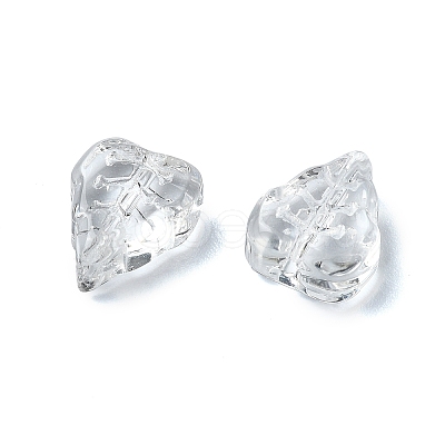 20Pcs Transparent Glass Beads GLAA-Q103-01G-1