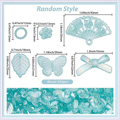 200g Transparent Acrylic Beads OACR-SP0001-86E-1
