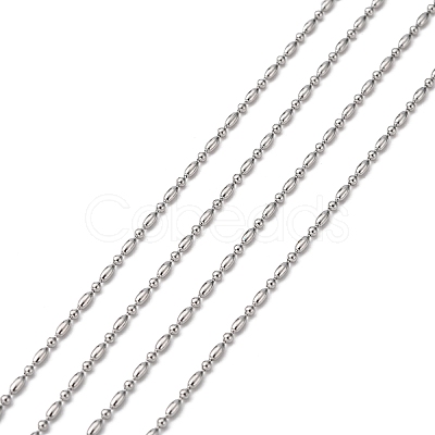 Tarnish Resistant 304 Stainless Steel Ball Chains CHS-A002D-1.5mm-1