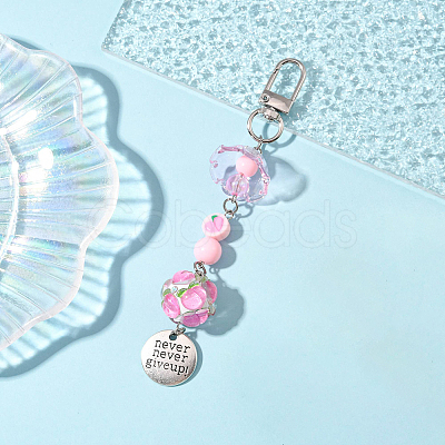 Handmade Polymer Clay & Acrylic & Resin & Glass Pendant Decorations KEYC-FS00037-02-1