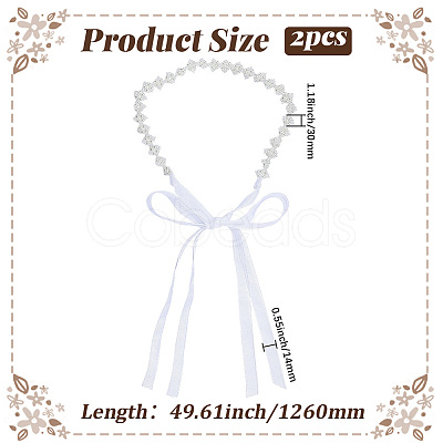 2Pcs Plastic Bead Snow Boot Decoration FIND-GF0009-08C-1