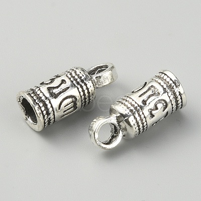 Zinc Alloy Cord End FIND-WH0144-86E-AS-1