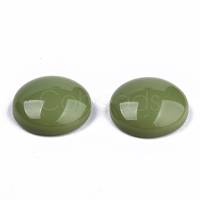 Opaque Resin Cabochons CRES-T023-02-1