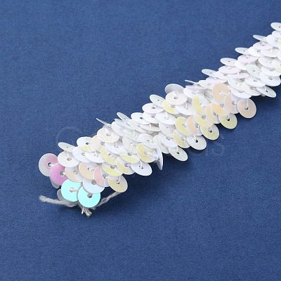 Yarn Lace Trims SRIB-WH0011-036C-1