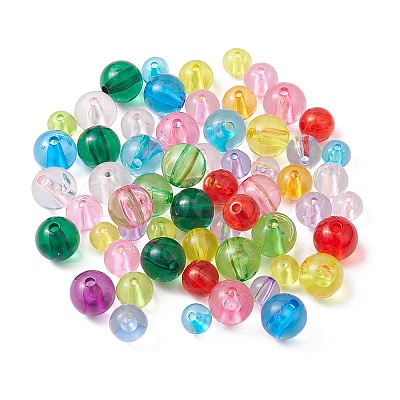 Transparent Acrylic Beads MACR-YW0002-83-1